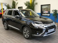 USED 2019 69 MITSUBISHI OUTLANDER 2.0 DESIGN 5d 148 BHP 7 SEATS APP BASED SAT NAV CAMERA HEATED SEATS PARKING SENSORS MITSUBISHI WARRANY TILL OCT 2024