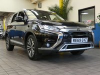 USED 2019 69 MITSUBISHI OUTLANDER 2.0 DESIGN 5d 148 BHP 7 SEATS APP BASED SAT NAV CAMERA HEATED SEATS PARKING SENSORS MITSUBISHI WARRANY TILL OCT 2024