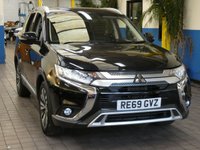 USED 2019 69 MITSUBISHI OUTLANDER 2.0 DESIGN 5d 148 BHP 7 SEATS APP BASED SAT NAV CAMERA HEATED SEATS PARKING SENSORS MITSUBISHI WARRANY TILL OCT 2024