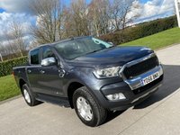 USED 2016 56 FORD RANGER 3.2 LIMITED 4X4 DCB TDCI 4d 197 BHP ** NO VAT **  LOW MILES
