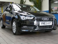 USED 2013 63 AUDI A3 1.4 TFSI SE 5d 121 BHP CAZ AND ULEZ COMPLIANT 2 OWNERS FROM NEW EXCELLENT SERVICE HISTORY