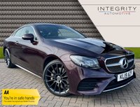 USED 2019 19 MERCEDES-BENZ E-CLASS 3.0 E 450 4MATIC AMG LINE PREMIUM PLUS 2d 363 BHP STUNNING RUBILITTE RED COACHWORK