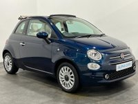 USED 2020 70 FIAT 500C 1.2 LOUNGE DUALOGIC 2d 69 BHP DOLCE VITA PACK Dolce Vita Pack, wooden dashboard , cream dolce vita leather seats with red piping , AS NEW 3341 Miles