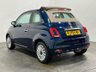 USED 2020 70 FIAT 500C 1.2 LOUNGE DUALOGIC 2d 69 BHP DOLCE VITA PACK Dolce Vita Pack, wooden dashboard , cream dolce vita leather seats with red piping , AS NEW 3341 Miles