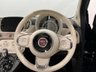 USED 2020 70 FIAT 500C 1.2 LOUNGE DUALOGIC 2d 69 BHP DOLCE VITA PACK Dolce Vita Pack, wooden dashboard , cream dolce vita leather seats with red piping , AS NEW 3341 Miles