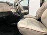 USED 2020 70 FIAT 500C 1.2 LOUNGE DUALOGIC 2d 69 BHP DOLCE VITA PACK Dolce Vita Pack, wooden dashboard , cream dolce vita leather seats with red piping , AS NEW 3341 Miles