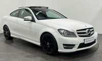 USED 2014 64 MERCEDES-BENZ C-CLASS 2.1 C220 CDI AMG SPORT EDITION PREMIUM PLUS 2d 168 BHP Striking Polar white C220 CDI AMG Sport Edition Premium Plus, High gloss black alloy wheels, Panoramic glass roof