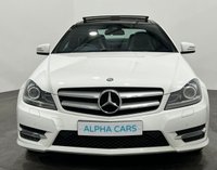 USED 2014 64 MERCEDES-BENZ C-CLASS 2.1 C220 CDI AMG SPORT EDITION PREMIUM PLUS 2d 168 BHP Striking Polar white C220 CDI AMG Sport Edition Premium Plus, High gloss black alloy wheels, Panoramic glass roof
