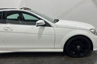 USED 2014 64 MERCEDES-BENZ C-CLASS 2.1 C220 CDI AMG SPORT EDITION PREMIUM PLUS 2d 168 BHP Striking Polar white C220 CDI AMG Sport Edition Premium Plus, High gloss black alloy wheels, Panoramic glass roof