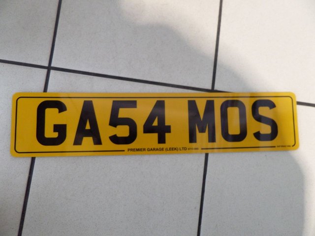View our NUMBER PLATE PLATE