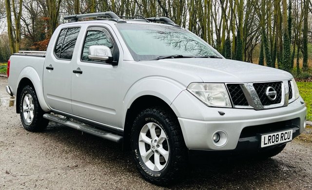 2008 08 Nissan Navara 2.5 AVENTURA DCI 4X4 SWB SHR D/C 169 BHP NO VAT! SAT NAV