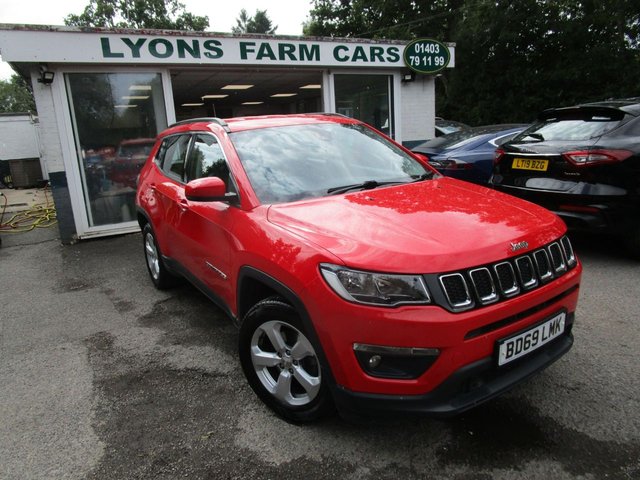 2019 69 Jeep Compass 1.6 MULTIJET II LONGITUDE 5d 119 BHP