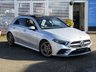 USED 2019 19 MERCEDES-BENZ A-CLASS 1.5 A 180 D AMG LINE PREMIUM PLUS 5d 114 BHP Finished in IRIDIUM SILVER with contrasting FULL BLACK ALCANTARA/LEATHER trim. This A class certainly looks smart, with its slim lights and smooth body panels. There's plenty of room in the front and the back which will suit the average family. Features include, Keyless Start, SAT NAV, ALCANTARA /Leather trim, B/Tooth, Rear View Camera, 18" alloys and much more. Dealer Serviced at 14313 miles, 19589 miles, 44885 miles, 54884 miles and on arrival at 74718 miles.