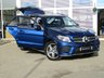 USED 2016 66 MERCEDES-BENZ GLE-CLASS 2.1 GLE 250 D 4MATIC AMG LINE PREMIUM 5d 201 BHP Finished in CAVANSITE BLUE METALLIC with contrasting EBONY HEATED LEATHER trim. This GLE is an upmarket SUV with a high quality interior and plenty of space inside. This SUV has arguably the poshest feeling cabin in its class. It has great Interior space and a generous size boot. Other features include Panoramic Roof, Sat Nav, Full Heated Memory Leather Seats, DAB Radio, B/Tooth, 360 View Camera, Power Boot and much more. Dealer serviced at 9695 miles, 43006 miles, 60434 miles and at 79845 miles