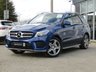 USED 2016 66 MERCEDES-BENZ GLE-CLASS 2.1 GLE 250 D 4MATIC AMG LINE PREMIUM 5d 201 BHP Finished in CAVANSITE BLUE METALLIC with contrasting EBONY HEATED LEATHER trim. This GLE is an upmarket SUV with a high quality interior and plenty of space inside. This SUV has arguably the poshest feeling cabin in its class. It has great Interior space and a generous size boot. Other features include Panoramic Roof, Sat Nav, Full Heated Memory Leather Seats, DAB Radio, B/Tooth, 360 View Camera, Power Boot and much more. Dealer serviced at 9695 miles, 43006 miles, 60434 miles and at 79845 miles