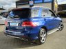 USED 2016 66 MERCEDES-BENZ GLE-CLASS 2.1 GLE 250 D 4MATIC AMG LINE PREMIUM 5d 201 BHP Finished in CAVANSITE BLUE METALLIC with contrasting EBONY HEATED LEATHER trim. This GLE is an upmarket SUV with a high quality interior and plenty of space inside. This SUV has arguably the poshest feeling cabin in its class. It has great Interior space and a generous size boot. Other features include Panoramic Roof, Sat Nav, Full Heated Memory Leather Seats, DAB Radio, B/Tooth, 360 View Camera, Power Boot and much more. Dealer serviced at 9695 miles, 43006 miles, 60434 miles and at 79845 miles