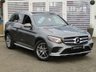USED 2019 68 MERCEDES-BENZ GLC-CLASS 2.1 GLC 220 D 4MATIC AMG LINE PREMIUM 5d 168 BHP Finished in SELENITE GREY MET with contrasting EBONY HEATED LEATHER trim. This GLC is an upmarket SUV with a quality interior and plenty of space inside. This SUV has arguably the poshest feeling cabin in its class. It has great Interior space and a generous size boot. Other features include Full Pan Roof, Sat Nav, Full Heated Memory Leather, DAB Radio, B/Tooth, Rear View Camera, Power Boot, 19" Alloys and more. Dealer serviced at 16058 miles, 32370 miles, 48816 miles and at 64245 miles.