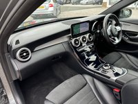 USED 2019 19 MERCEDES-BENZ C-CLASS 2.0 C 220 D AMG LINE 5d 192 BHP 1 OWNER+SAT NAV+CAMERA+FSH