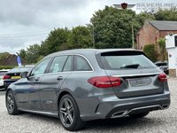 USED 2019 19 MERCEDES-BENZ C-CLASS 2.0 C 220 D AMG LINE 5d 192 BHP 1 OWNER+SAT NAV+CAMERA+FSH