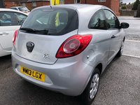 USED 2013 13 FORD KA 1.2 STUDIO 3d 69 BHP IDEAL NEW DRIVER CAR, 1 FORMER KEEPER, BRAND NEW CAMBELT!!!, SUPER ULTRA LOW MILES OF JUST 27K, &pound;30 TAX/ YEAR, CD/RADIO, CLOTH INTERIOR, STEEL WHEELS AND MORE! + 3 MONHTS WARRANTY AND 12 MONTHS AA BREAKDOWN COVER INCLUDED!