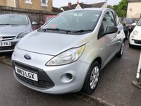 USED 2013 13 FORD KA 1.2 STUDIO 3d 69 BHP IDEAL NEW DRIVER CAR, 1 FORMER KEEPER, BRAND NEW CAMBELT!!!, SUPER ULTRA LOW MILES OF JUST 27K, &pound;30 TAX/ YEAR, CD/RADIO, CLOTH INTERIOR, STEEL WHEELS AND MORE! + 3 MONHTS WARRANTY AND 12 MONTHS AA BREAKDOWN COVER INCLUDED!