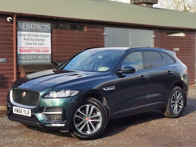 2017 66 Jaguar F-Pace 2.0 R-SPORT AWD 5d 178 BHP