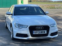 USED 2013 Y AUDI A6 2.0 TDI S LINE 4d 175 BHP VERY CLEAN 2 FORMER KEEPERS