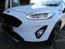 USED 2018 68 FORD FIESTA 1.0 ACTIVE B AND O PLAY 5d 99 BHP Finished in FROZEN WHITE with contrasting SPORTS GREY Cloth interior trim. This Fiesta is a small car that you can really enjoy driving. Economical and cheap to run, stylish to look at and some great features including BANG AND OLUFSEN Speakers, DAB RADIO, Power Fold Mirrors, B/Tooth, 17"Alloys, Air Con and much more, makes this a must for the first time driver or small family. Dealer Serviced at 17090 miles, 36259 miles, 55980 miles and at 65104 miles.