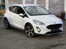 USED 2020 20 FORD FIESTA 1.0 ACTIVE X 5d 99 BHP Finished in Frozen White with contrasting PART HEATED LEATHER interior trim. This Fiesta is a small family 5 door car that you can really enjoy driving. Economical and cheap to run, stylish to look at and some great features. Specification includes, Sat Nav, B/Tooth, DAB Radio, Rear Camera, Heated Seats, Cruise control, Alloys, Climate and much more, makes this a must for the first time driver or small family. Dealer Serviced at 18993 miles, 62535 miles and on arrival at 82005 miles.