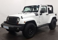 USED 2013 62 JEEP WRANGLER 2.8 SAHARA CRD 2d 197 BHP Striking High gloss white, 17" Satin multi spoke alloy wheels , detachable hardback, sahara embossed seats, cruise control