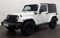 USED 2013 62 JEEP WRANGLER 2.8 SAHARA CRD 2d 197 BHP Striking High gloss white, 17" Satin multi spoke alloy wheels , detachable hardback, sahara embossed seats, cruise control