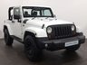 USED 2013 62 JEEP WRANGLER 2.8 SAHARA CRD 2d 197 BHP Striking High gloss white, 17" Satin multi spoke alloy wheels , detachable hardback, sahara embossed seats, cruise control