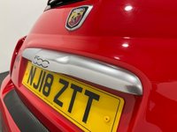 USED 2018 18 ABARTH 500 1.4 595 TURISMO 3d 162 BHP Striking High Gloss Abarth Red, Black Leather, 33760 Miles,