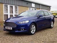 USED 2015 15 FORD MONDEO 2.0 TITANIUM TDCI 5d 148 BHP www.suffolkcarcentre.co.uk - Located at Reydon