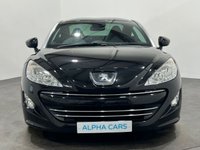 USED 2012 12 PEUGEOT RCZ 2.0 HDI GT 2d 163 BHP Striking Nero black, full black leather embossed heated seats , high gloss black alloy wheels