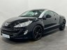 USED 2012 12 PEUGEOT RCZ 2.0 HDI GT 2d 163 BHP Striking Nero black, full black leather embossed heated seats , high gloss black alloy wheels