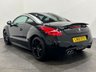 USED 2012 12 PEUGEOT RCZ 2.0 HDI GT 2d 163 BHP Striking Nero black, full black leather embossed heated seats , high gloss black alloy wheels
