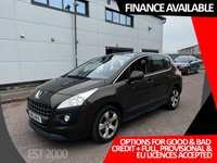 USED 2012 12 PEUGEOT 3008 1.6 ACTIVE E-HDI FAP 5d 112 BHP * AIR CON * BLUETOOTH *  CRUISE * ALLOYS * PARK SENSORS *