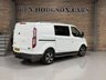 USED 2022 72 FORD TRANSIT CUSTOM 2.0 320 ACTIVE L1H1 DCIV 5 SEAT CREW VAN 168 BHP NO VAT! Lady Owner! Car Play! Camera!