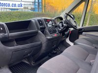USED 2017 67 PEUGEOT BOXER 2.0 BLUE HDI 335 L3 C/C LOW LOADER LUTON  (13.6FT ) BOX VAN 130 BHP Free UK Delivery Euro 6