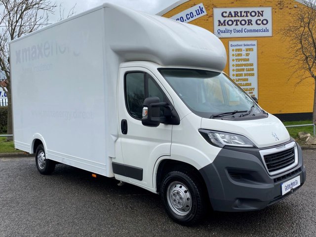 2017 67 Peugeot Boxer 2.0 BLUE HDI 335 L3 C/C LOW LOADER LUTON  (13.6FT ) BOX VAN 130 BHP