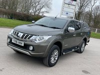USED 2016 16 MITSUBISHI L200 2.4 DI-D 4X4 WARRIOR DCB 178 BHP ** NO VAT * CANOPY + SAT NAV