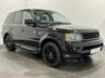 USED 2010 10 LAND ROVER RANGE ROVER SPORT 3.0 TDV6 HSE 5d 245 BHP Striking High Gloss Santorini black,Full Black leather, Electric seats,