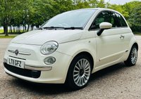 USED 2011 11 FIAT 500 0.9 LOUNGE 3d 85 BHP &pound;0 ROAD TAX PANORAMIC SUNROOF