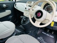 USED 2011 11 FIAT 500 0.9 LOUNGE 3d 85 BHP &pound;0 ROAD TAX PANORAMIC SUNROOF