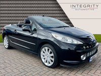 USED 2008 08 PEUGEOT 207 1.6 GT COUPE CABRIOLET 2d 118 BHP CABRIOLET MODEL