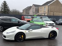 USED 2013 63 FERRARI 458 4.5 SPIDER DCT 2d 570 BHP 