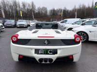 USED 2013 63 FERRARI 458 4.5 SPIDER DCT 2d 570 BHP 