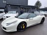 USED 2013 63 FERRARI 458 4.5 SPIDER DCT 2d 570 BHP 