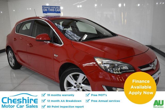 2012 62 Vauxhall Astra 2.0 SRI CDTI S/S 5d 163 BHP
